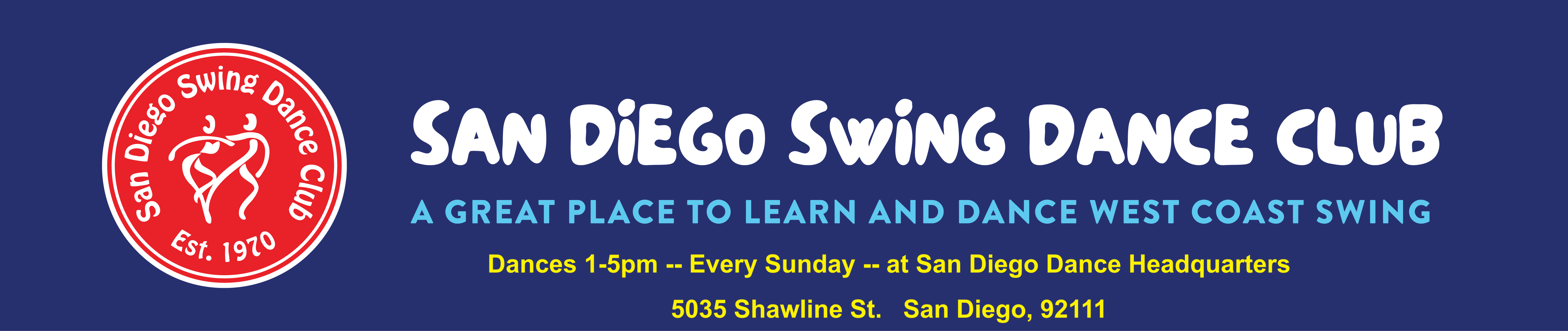 SDSDC Website Logo with times and location